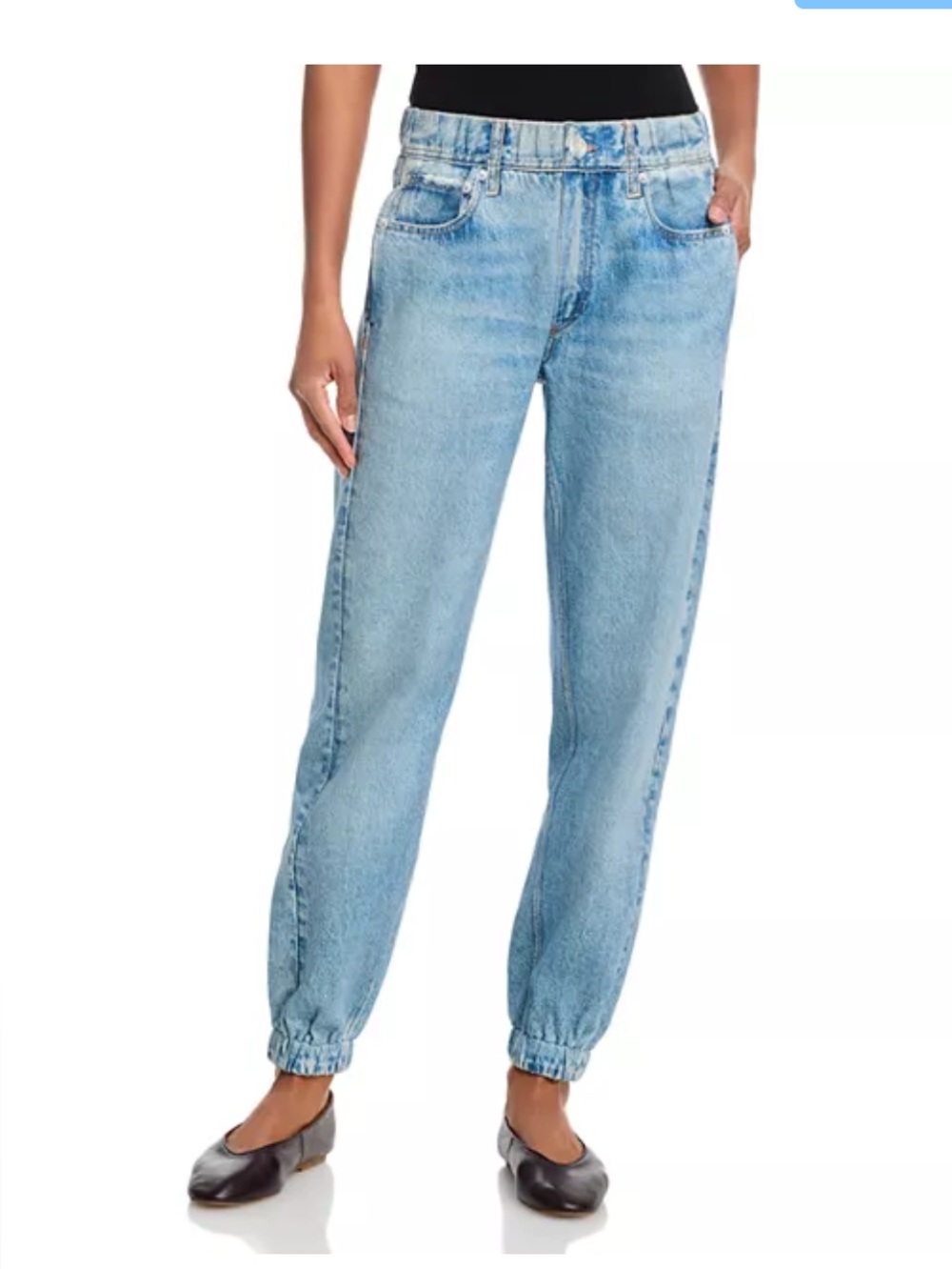 rag & bone Light Wash Boyfriend Jogger Jeans